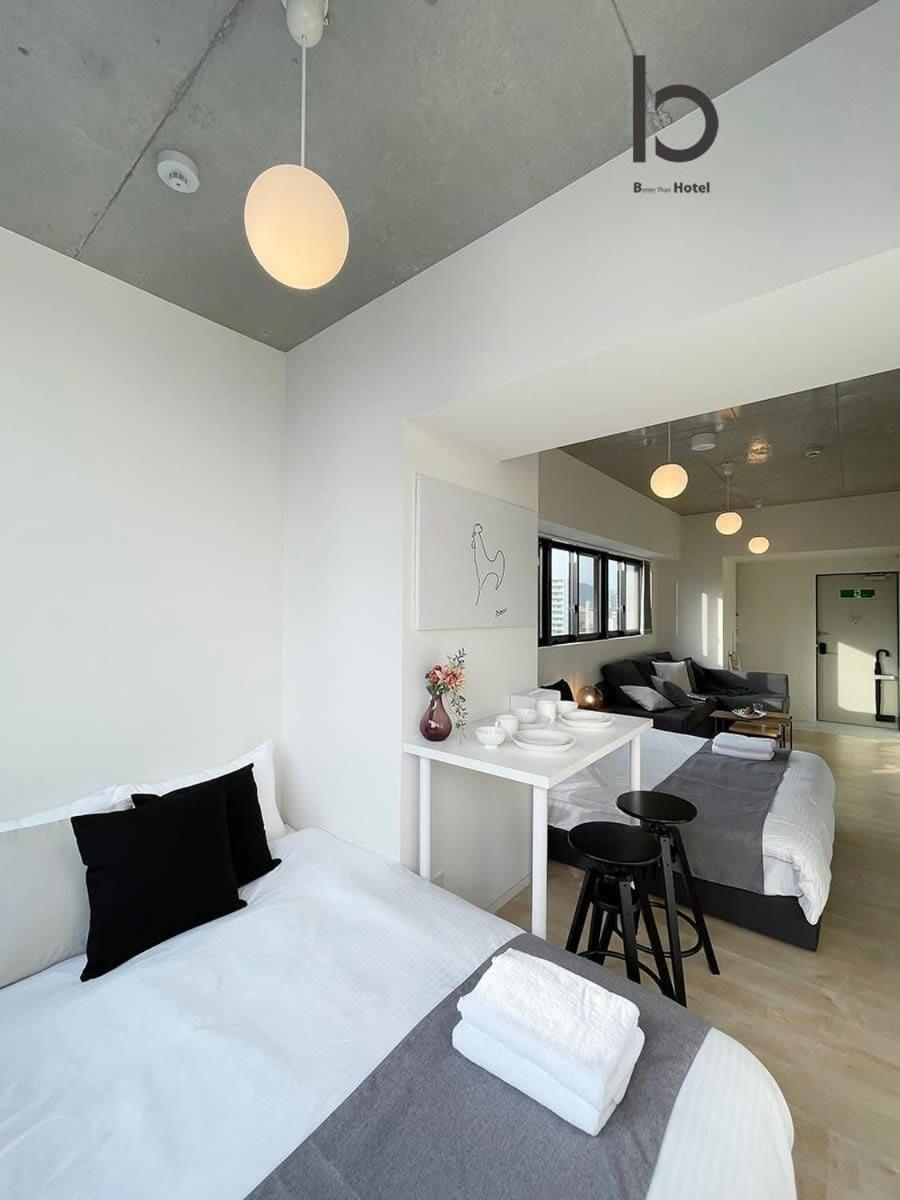 Near Peace Park, Beautiful 1 BR Apartment, 6Ppl Hiroshima Exterior foto